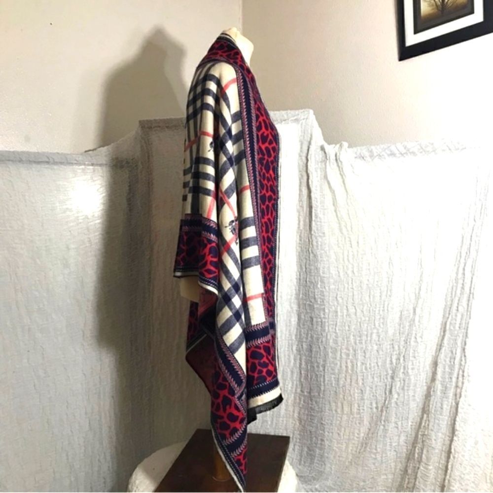 Silk Modal Multi-Print Wrap - Picture 2 of 8
